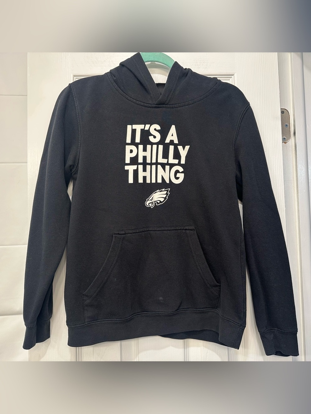 Black 'It's a Philly Thing' Pullover Hoodie - Philadelphia Eagles - Size Youth L